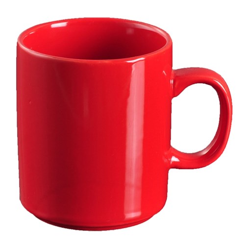 Basics Stackable Mugs Red